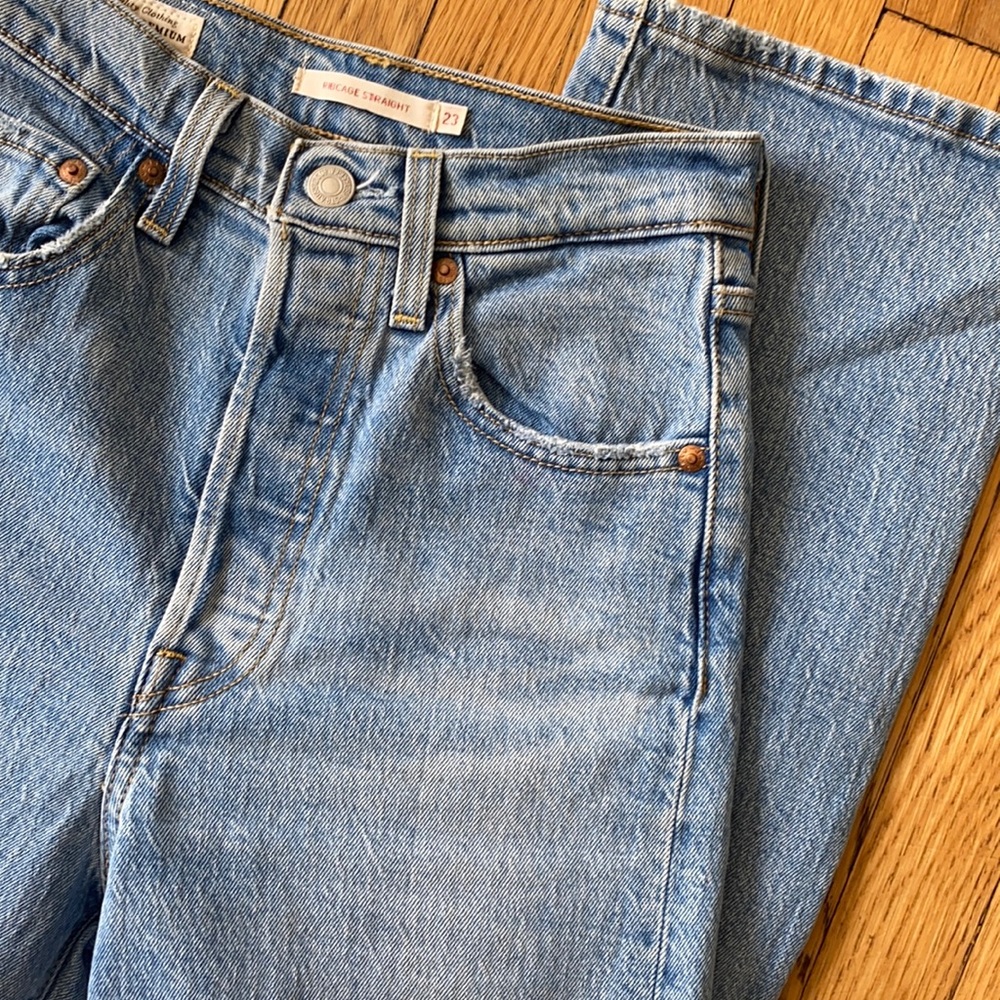 LEVIS JEANS Rib Cage Straight Leg Stretch